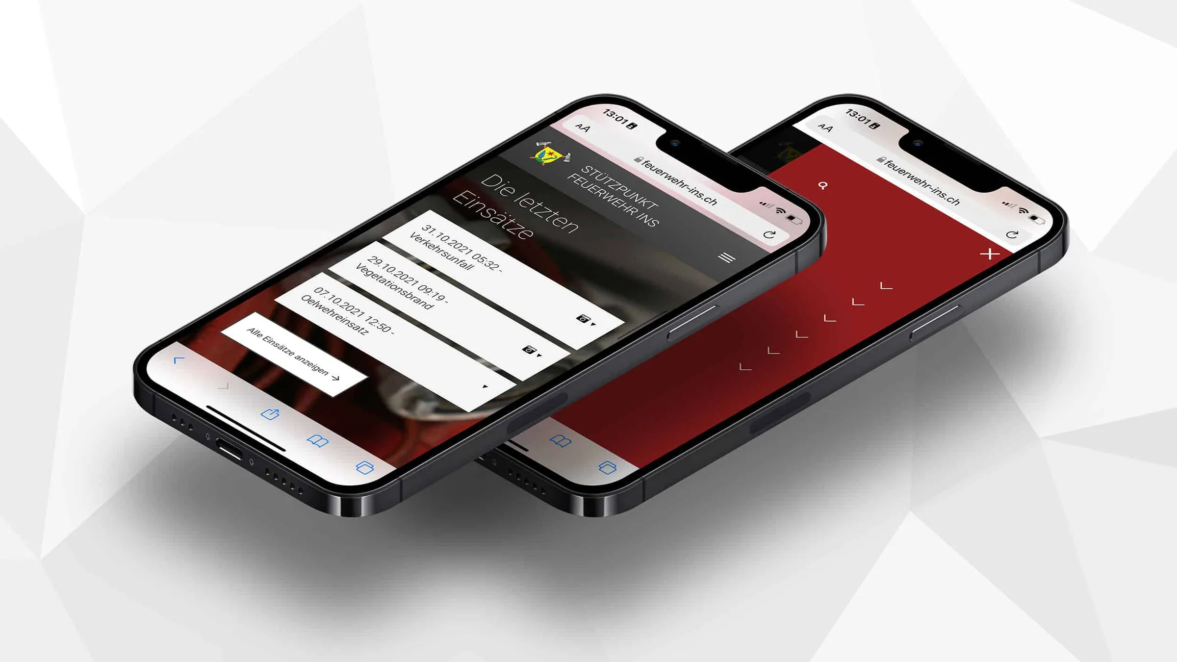Website für Feuerwehr GABRIEL DESIGN
